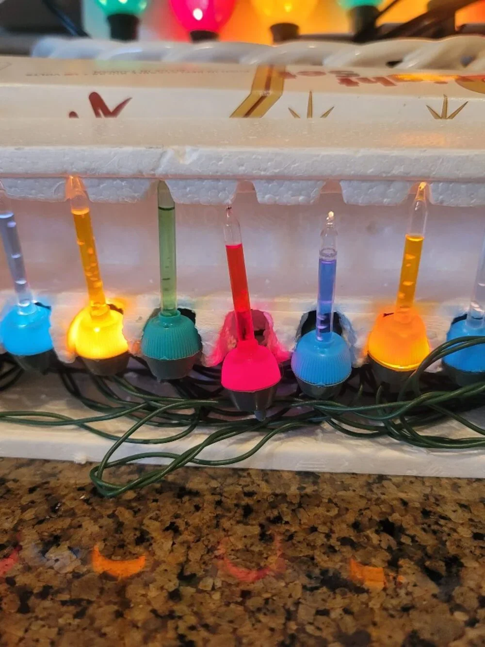 Deluxe Fancy Light Set 10 Miniature Bubble Lights